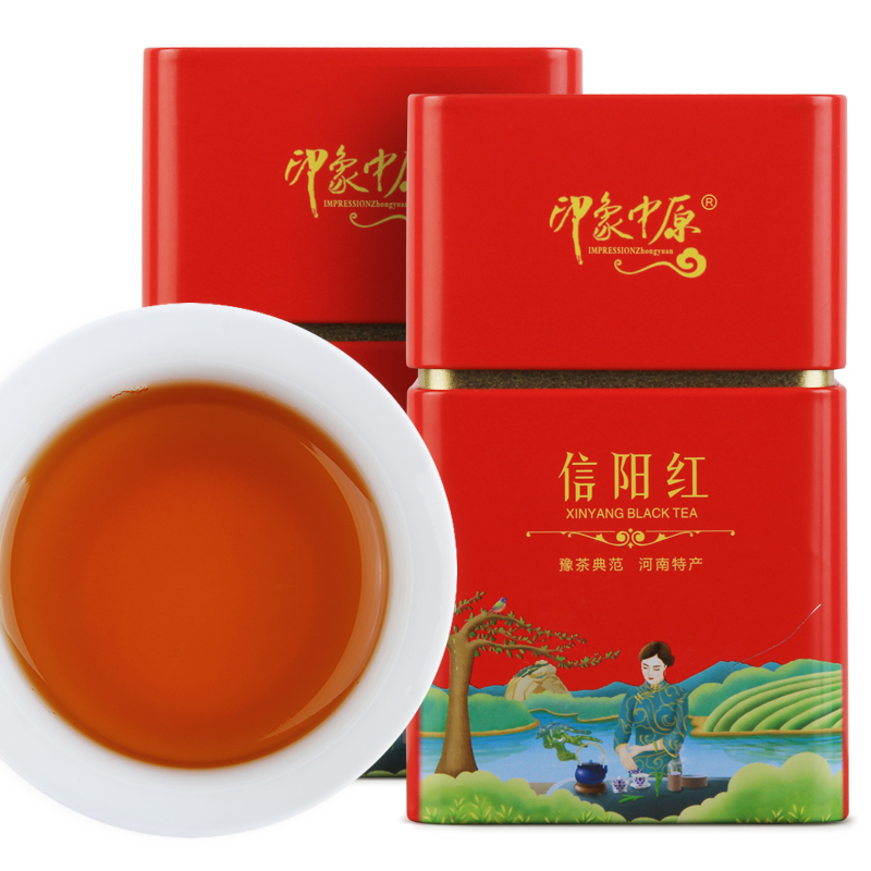 印象中原红茶信阳红茶叶2020新茶毛尖嫩芽红香味浓自产自销250g